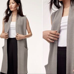 Aritzia Wilfred Dunkirk Knit Sweater Vest